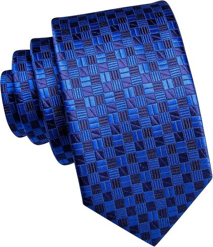 Hi-Tie Silk Boys Tie 8-14 Self-Tied Ties for Boy Paisley Solid Kid Necktie and Pocket Square Set for Wedding in Kuwait