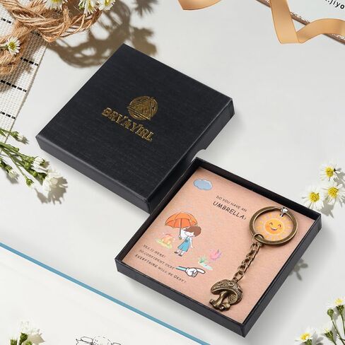 ملحقات سلسلة المفاتيح brvayirl مع ديكور الفطر هي هدايا فريدة للرجال أو هدايا مضحكة للنساء، سلسلة مفاتيح رائعة للرجال، مجموعة سلاسل مفاتيح لطيفة للنساء in Kuwait