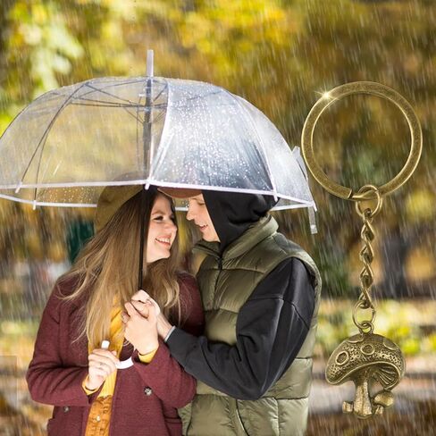 ملحقات سلسلة المفاتيح brvayirl مع ديكور الفطر هي هدايا فريدة للرجال أو هدايا مضحكة للنساء، سلسلة مفاتيح رائعة للرجال، مجموعة سلاسل مفاتيح لطيفة للنساء in Kuwait