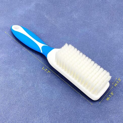 Amangny 2 Pieces Long Handle High Density Soft Bristle Clothes Sneaker Shoe Cleaning Brush in Kuwait