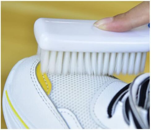 Amangny 2 Pieces Long Handle High Density Soft Bristle Clothes Sneaker Shoe Cleaning Brush in Kuwait