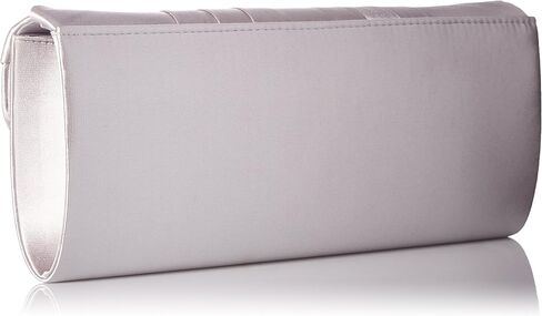 Jessica McClintock Angel Satin Tuxedo Flap Evening Clutch in Kuwait