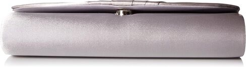 Jessica McClintock Angel Satin Tuxedo Flap Evening Clutch in Kuwait