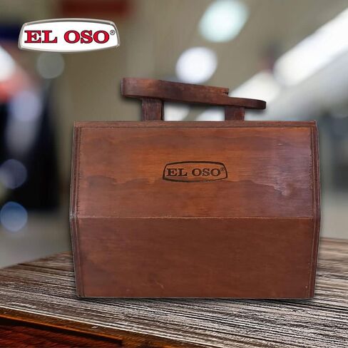 El Oso Dark Brown Wooden Drawer to Polish Shoes in Kuwait