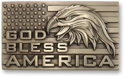 مشبك حزام Indiana Metal Craft God Bless America مصنوع في الولايات المتحدة الأمريكية in Kuwait