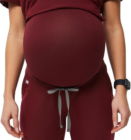 بنطال FIGS Zamora Jogger للحوامل للنساء - مقاس نحيف، 5 جيوب، تمدد في 4 اتجاهات، جزء سفلي نسائي مضاد للتجاعيد in Kuwait