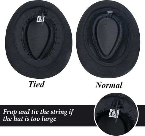 UTOWO Kids-Felt-Fedora-Trilby-Hat Toddler-Boys Derby Cuban Hat Jazz-Cap(Size 6 5/8 for 2-6T) in Saudi Arabia