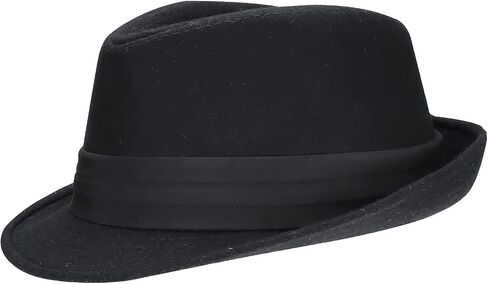 UTOWO Kids-Felt-Fedora-Trilby-Hat Toddler-Boys Derby Cuban Hat Jazz-Cap(Size 6 5/8 for 2-6T) in Saudi Arabia