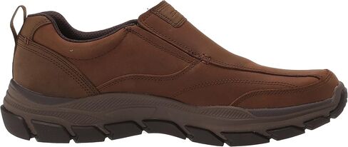 Skechers Men's Respected-Lowry Goodyear Rubber Low Profile Bike Toe Slip on Loafer in Saudi Arabia