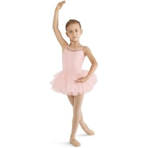 Bloch Dance Girls MirellaCord Mesh Cami Tutu Dress, Pink, Size 12 in Kuwait