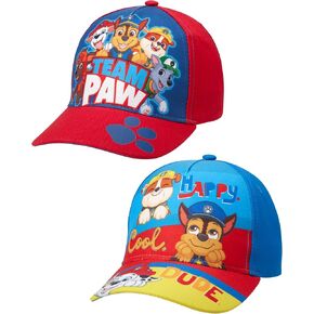 Nickelodeon Boys' Paw Patrol Baseball Cap - 2 Pack Chase, Marshall, Rubble Curved Brim Strap Back Hat (2T-7), Size 2-4T, Paw Patrol Cool Dude in Saudi Arabia