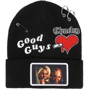 قبعة Bioworld Chucky Good Guys المطرزة من الأكريليك باللون الأسود in Kuwait