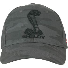 Shelby USA Cobra Snake Camo Hat Baseball Cap | Officially Licensed Shelby® Product | Adjustable, One-Size Fits All | 100% Cotton | Embroidered Shelby and American Flag Logos in Saudi Arabia