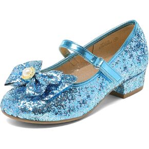 أحذية DREAM PAIRS للفتيات ذات الكعب المنخفض وحفلات الزفاف وحفلات الزفاف الأميرة ماري جين