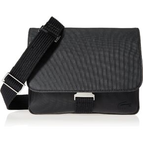 Lacoste Classic Messenger Bag, Black in Saudi Arabia