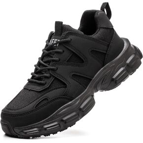 R-Win Safety Shoes Women Mens Steel Toe Cap Trainers Lightweight Breathable Purple Black Work Shoes Construction Industrial Shoe in Saudi Arabia