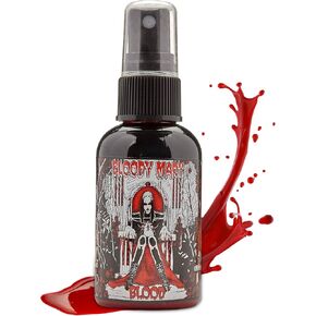 بخاخ مكياج Fake Blood - للمسرح والأزياء التنكرية أو أزياء الهالوين زومبي ومصاصي الدماء والوحوش - من بلودي ماري (متوسط ​​- 2 أونصة) in Kuwait