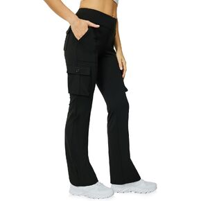 اليوغا مضيئة طماق للنساء عالية الخصر اليوغا سراويل تقليدية تجريب طماق البضائع مع 6 جيوب Bootcut اليوغا السراويل