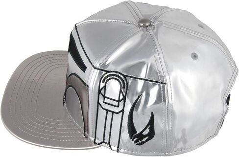 قبعة Star Wars The Mandalorian Hat Beskar Costume Helmet مطرزة Flatbill Snapback قبعة بيسبول in Saudi Arabia