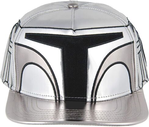 قبعة Star Wars The Mandalorian Hat Beskar Costume Helmet مطرزة Flatbill Snapback قبعة بيسبول in Saudi Arabia