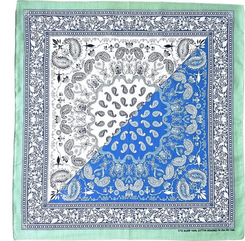 مناديل/أوشحة قطن 100% للرجال والنساء مطبوعة بيزلي 12 قطعة in Kuwait