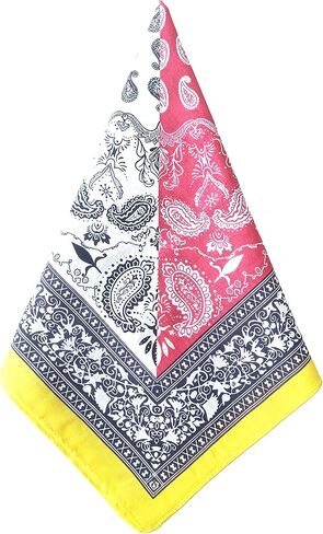 مناديل/أوشحة قطن 100% للرجال والنساء مطبوعة بيزلي 12 قطعة in Kuwait