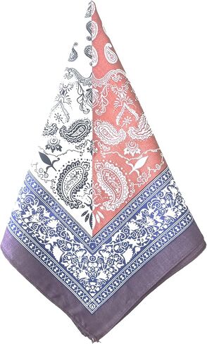 مناديل/أوشحة قطن 100% للرجال والنساء مطبوعة بيزلي 12 قطعة in Kuwait