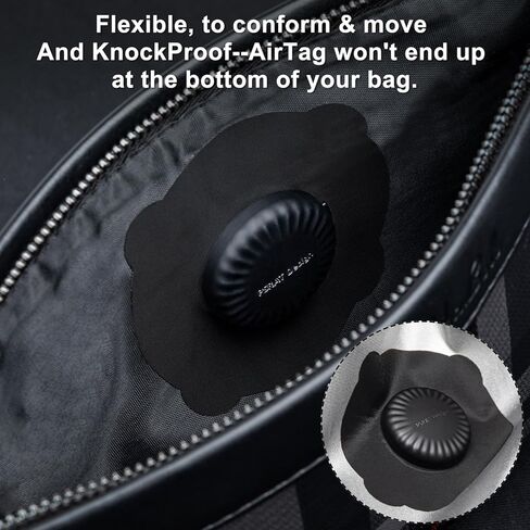 AirTag Fabric Mount - Apple Air Tag Stick-On Holder | Secure & Hidden | for Luggage, Purses, Backpacks, & Jackets |Apple Airtag Sticker 4 Pack in Kuwait