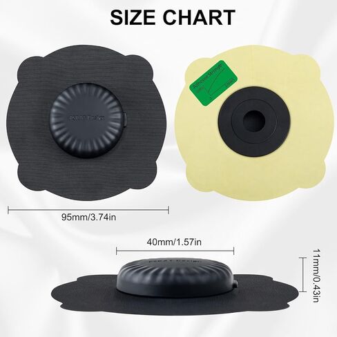 AirTag Fabric Mount - Apple Air Tag Stick-On Holder | Secure & Hidden | for Luggage, Purses, Backpacks, & Jackets |Apple Airtag Sticker 4 Pack in Kuwait