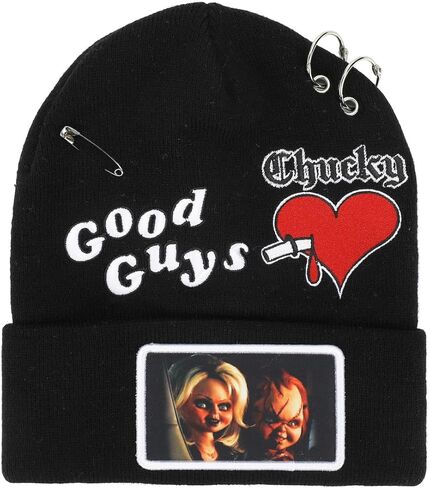 قبعة Bioworld Chucky Good Guys المطرزة من الأكريليك باللون الأسود in Kuwait