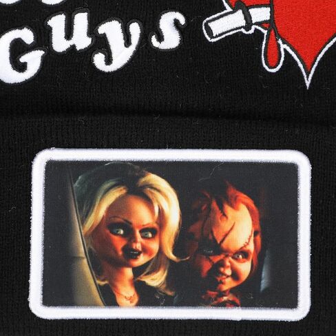 قبعة Bioworld Chucky Good Guys المطرزة من الأكريليك باللون الأسود in Kuwait