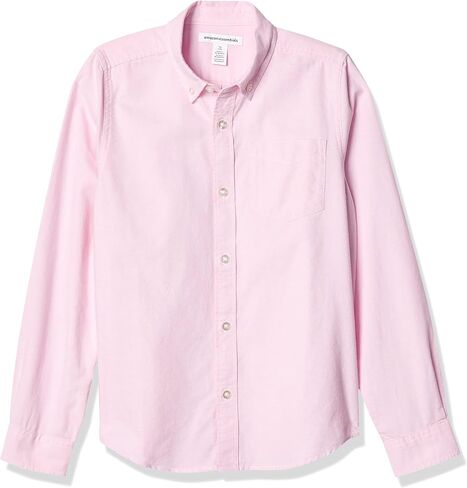 Amazon Essentials Boys' Uniform Classic Fit Long-Sleeve Woven Oxford Shirt in Kuwait