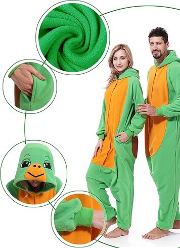 بدلة بيجامة نيسيي للكبار من Vavalad، بدلة تنكري على شكل حيوانات، ملابس نوم للنساء والرجال in Kuwait