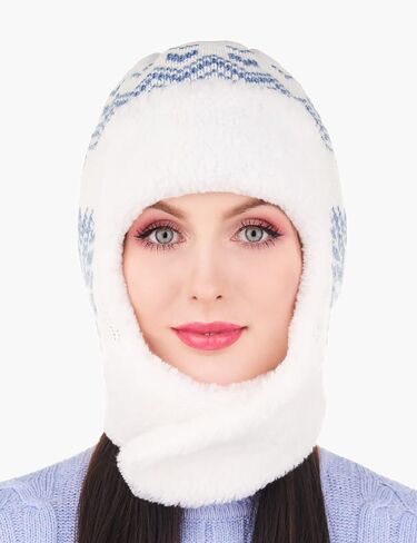 قبعة Team Snowflake Winter Trapper للنساء - قبعة Ushanka ممتعة مع أغطية للأذن in Kuwait
