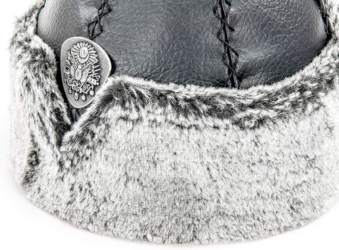 MISSS TESETTÜR قبعة بورك عثمانية تركية للأولاد، قبعة Ertugrul للأطفال، قبعة شتوية من الفرو الجلدي، فرو صناعي وجلد صناعي in Kuwait