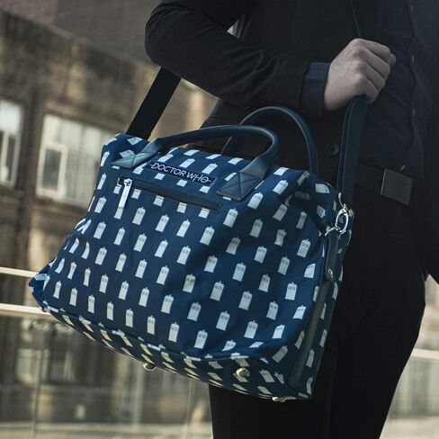 حقيبة لابتوب Tardis - حقيبة رسول للجنسين الرسمية BBC Doctor Who Merchandise بواسطة LOVARZI in Kuwait