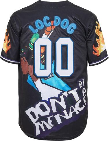 الرؤساء الميتون لا يكونوا تهديدًا للبيسبول جيرسي للرجال #00 هيب هوب 90s قمصان رياضية in Kuwait