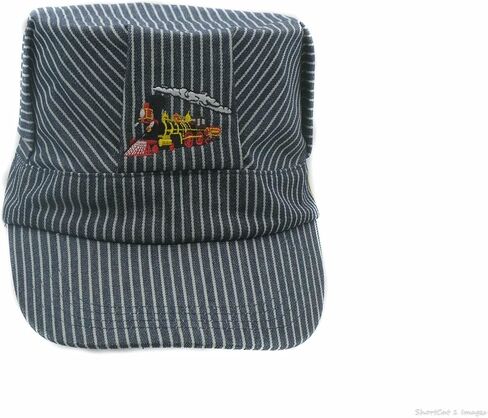 قبعة مهندس السكك الحديدية للبالغين من ذا ريل ديل للرجال باللون الأحمر لمهندس محرك البخار I Trains in Kuwait