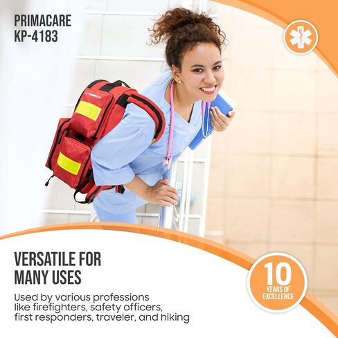 عبوة ظهر من Primacare KP-4183، الطول 43.18 سم × العرض 15.24 سم × الارتفاع 48.26 سم in Saudi Arabia