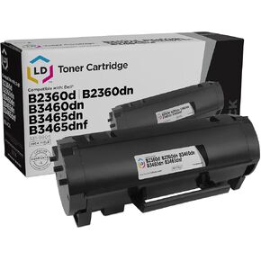 LD Compatible Replacement for Dell 331-9805 (M11XH) High Yield Black Laser Toner Cartridge for use in Dell Laser B2360d, B2360dn, B3460dn, B3465dn, and B3465dnf Printers in Kuwait