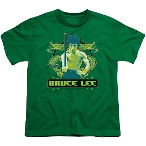 Youth: Bruce Lee-Double Dragons Kids T-Shirt Size YS in Saudi Arabia