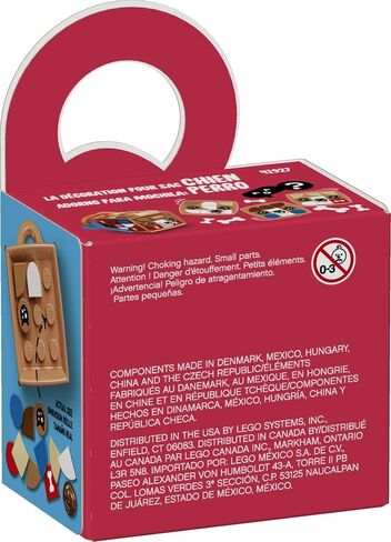 LEGO DOTS Bag Tag Dog 41927 DIY Craft and Decorations Kit; Perfect Creative Gift for Kids Who Like to Make Their Own Bag Tag Accessories, New 2021 (84 Pieces) in Saudi Arabia