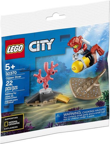 LEGO City: Ocean Diver Poly Set 30370 in Saudi Arabia