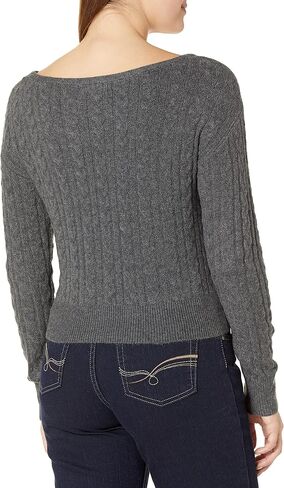 GUESS Women's Long Sleeve Essential Tanya Cable Knit Sweater in Saudi Arabia