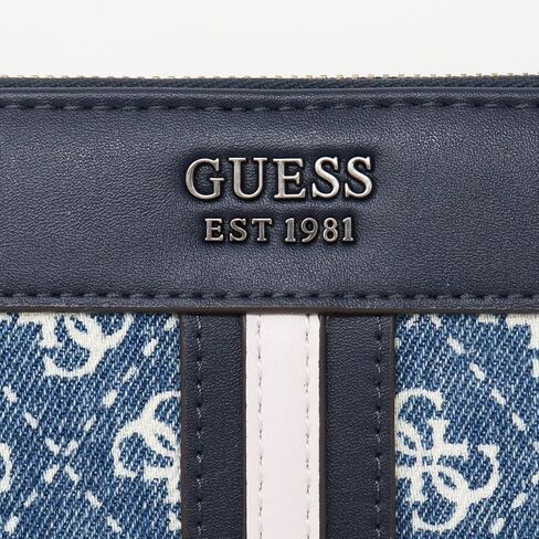 GUESS Kasinta Slg Large Zip Around Denim Multi One Size in Saudi Arabia