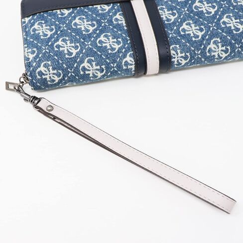 GUESS Kasinta Slg Large Zip Around Denim Multi One Size in Saudi Arabia