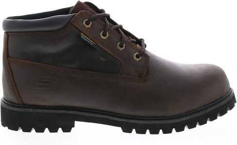 أحذية العمل الرجالية من Skechers Work Trevok المصنوعة من الجلد المقاوم للماء in Saudi Arabia