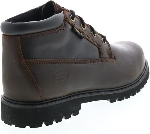 أحذية العمل الرجالية من Skechers Work Trevok المصنوعة من الجلد المقاوم للماء in Saudi Arabia