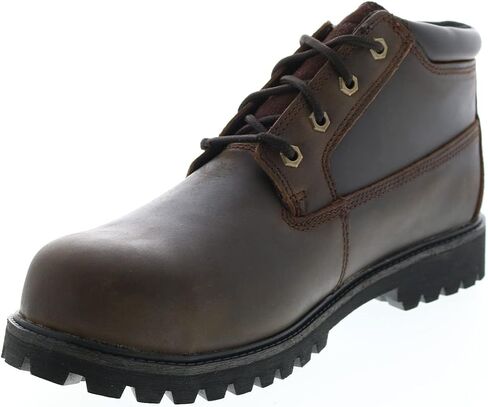 أحذية العمل الرجالية من Skechers Work Trevok المصنوعة من الجلد المقاوم للماء in Saudi Arabia