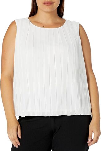 Calvin Klein Women's Plus Size Pleated Top in Saudi Arabia